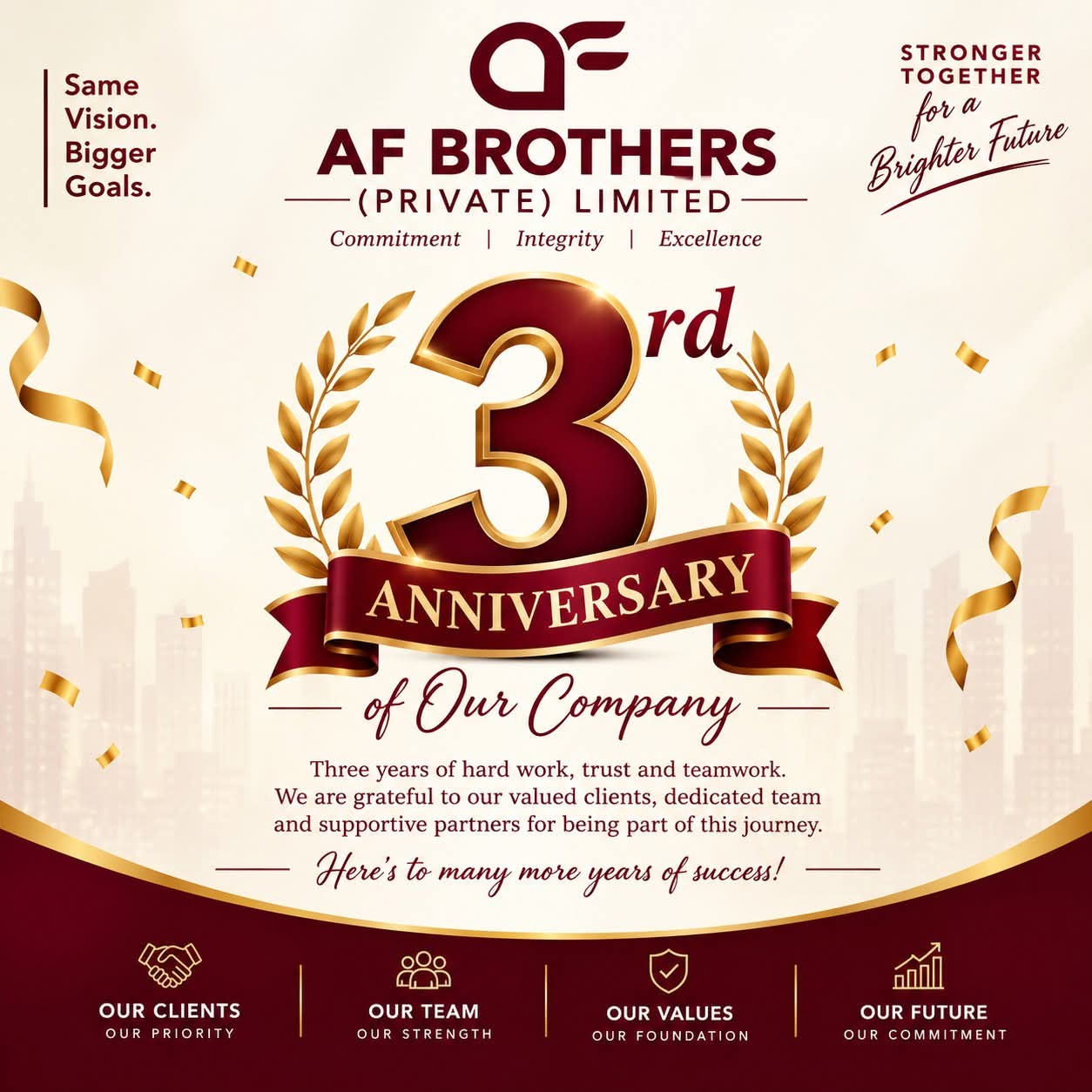3rd Anniversary AF Brothers